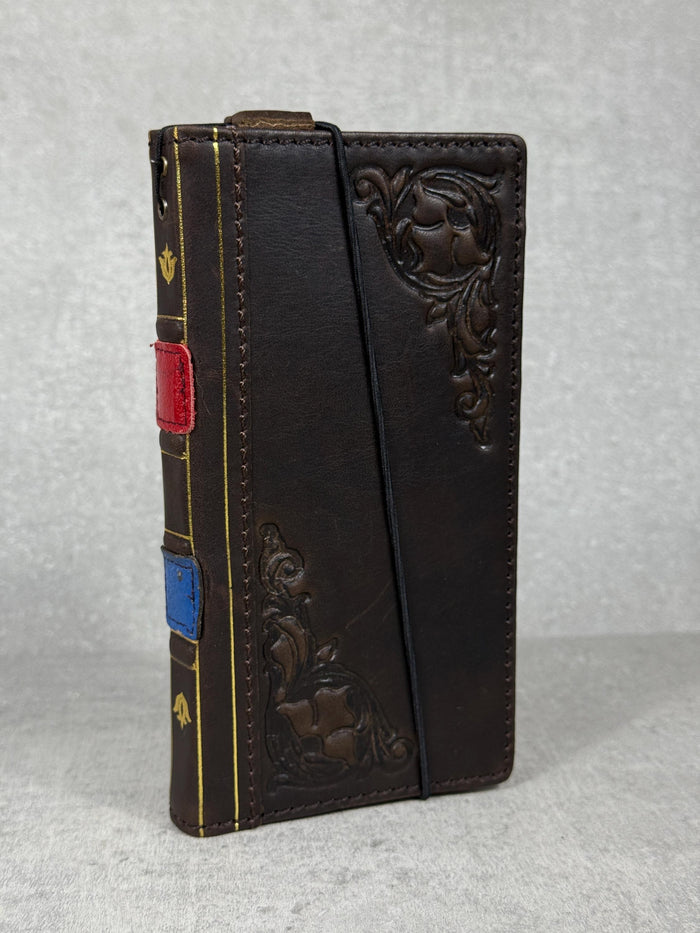 Handmade Leather Wallet Case for Galaxy Z Fold 2/3/4/5/6/7