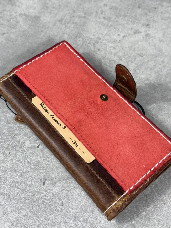 Handmade Leather Wallet Case for Galaxy Z Fold 2/3/4/5/6/7