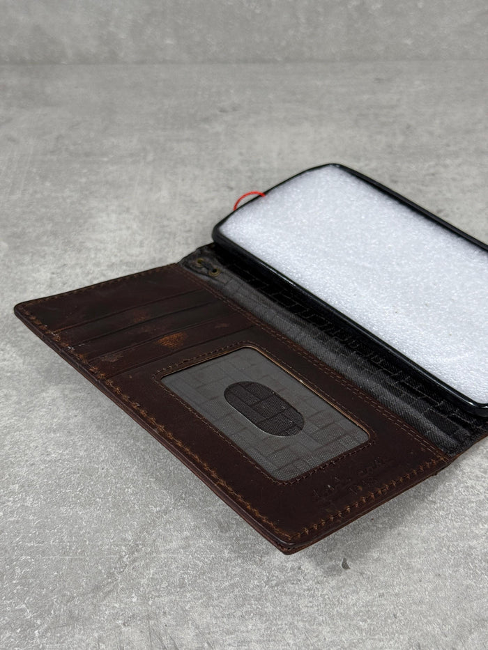 Handmade Leather Wallet Case for Galaxy Z Fold 2/3/4/5/6/7