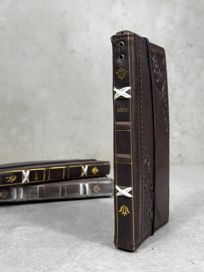 Handmade Leather Wallet Case for Galaxy Z Fold 2/3/4/5/6/7