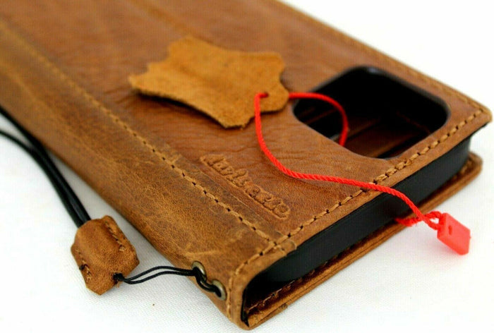Handmade Leather Wallet Case for Galaxy Z Fold 2/3/4/5/6/7