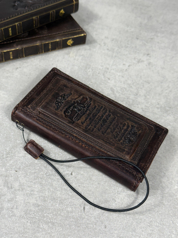 Handmade Leather Wallet Case for Galaxy Z Fold 2/3/4/5/6/7