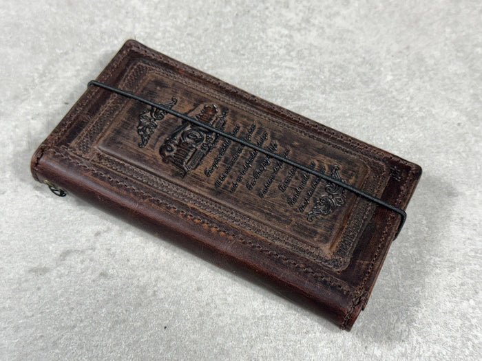 Handmade Leather Wallet Case for Galaxy Z Fold 2/3/4/5/6/7