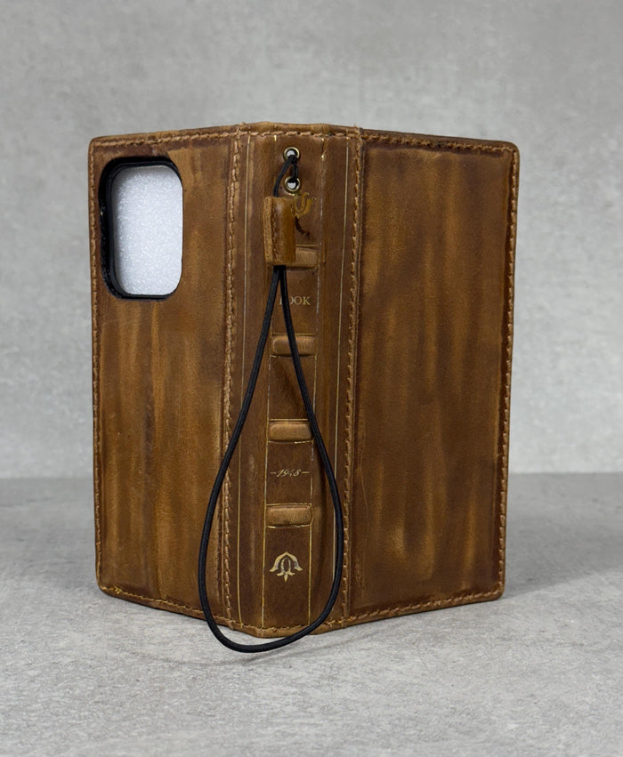 Handmade Leather Wallet Case for Galaxy Z Fold 2/3/4/5/6/7