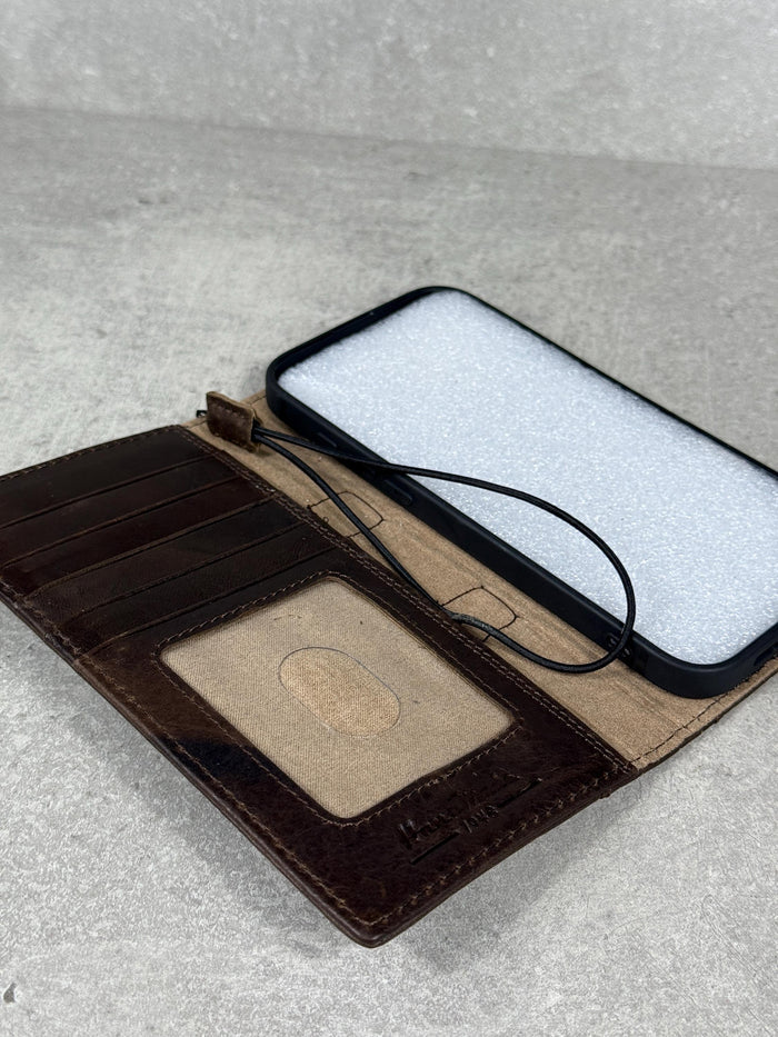 Handmade Leather Wallet Case for Galaxy Z Fold 2/3/4/5/6/7