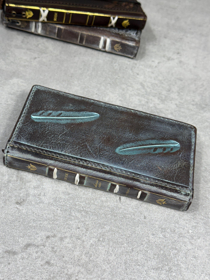 Handmade Leather Wallet Case for Galaxy Z Fold 2/3/4/5/6/7