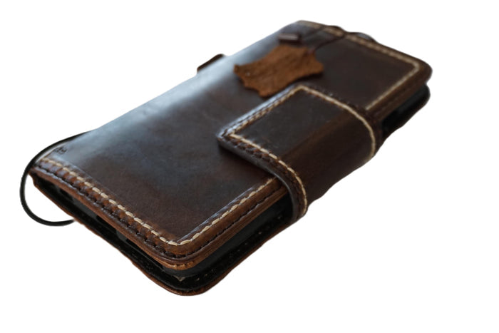 Handmade Leather Wallet Case for Galaxy Z Fold 3/4/5/6