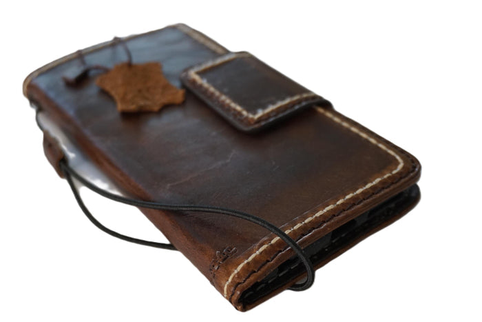 Handmade Leather Wallet Case for Galaxy Z Fold 3/4/5/6