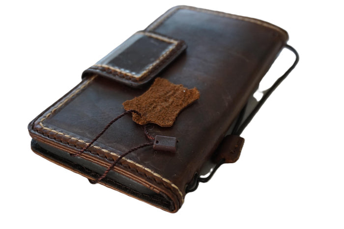 Handmade Leather Wallet Case for Galaxy Z Fold 3/4/5/6