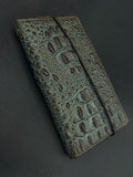 Handmade Leather Wallet Case for Galaxy Z Fold: Art Book Cover