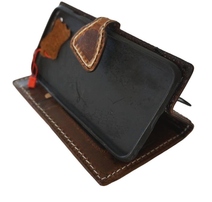 Handmade Leather Wallet Case for Galaxy Z Fold Series