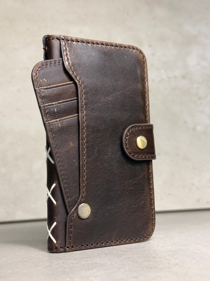 Handmade Leather Wallet Case for Galaxy Z Fold Ultra 8