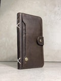 Handmade Leather Wallet Case for Galaxy Z Fold Ultra 8