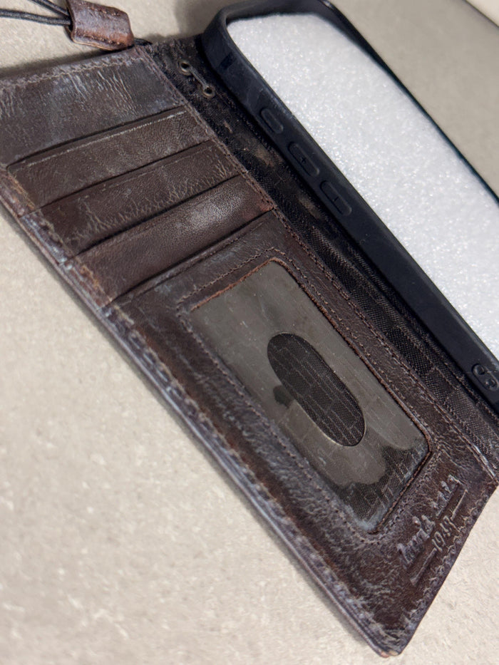 Handmade Leather Wallet Case for Galaxy Z Fold Ultra 8