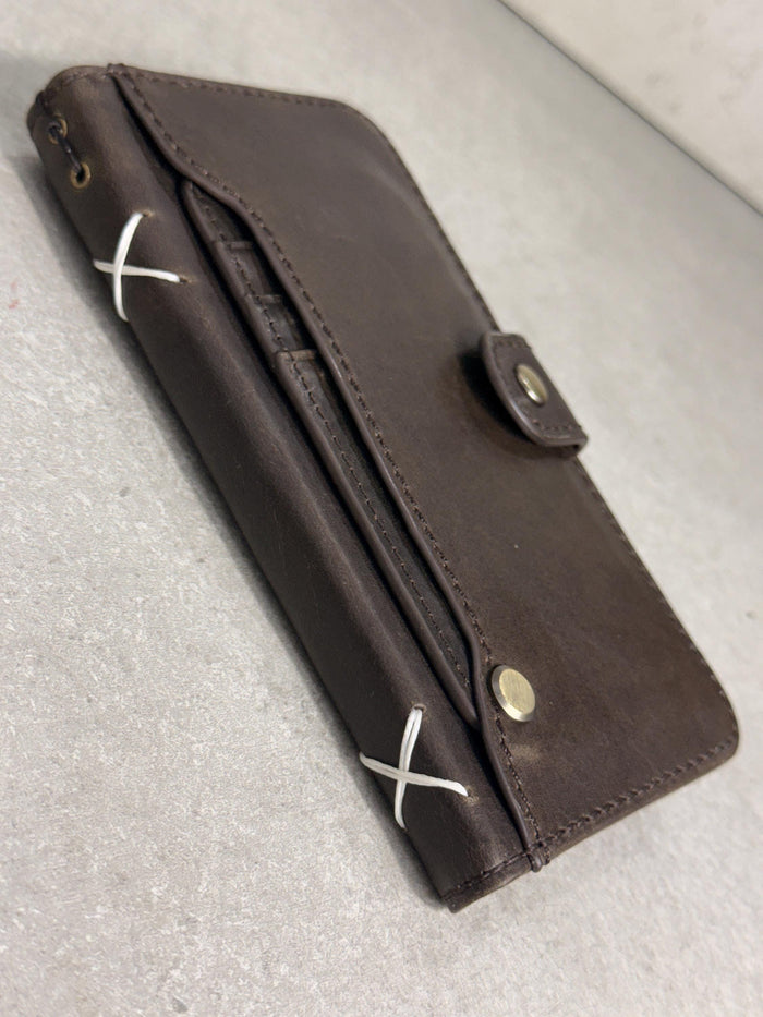 Handmade Leather Wallet Case for Galaxy Z Fold Ultra 8