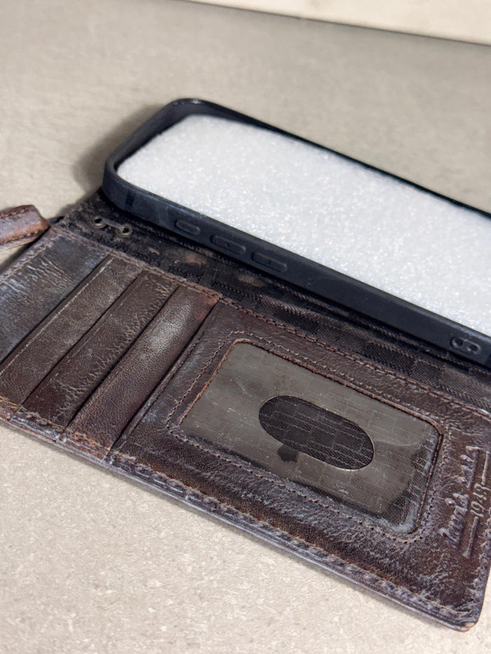 Handmade Leather Wallet Case for Galaxy Z Fold Ultra 8
