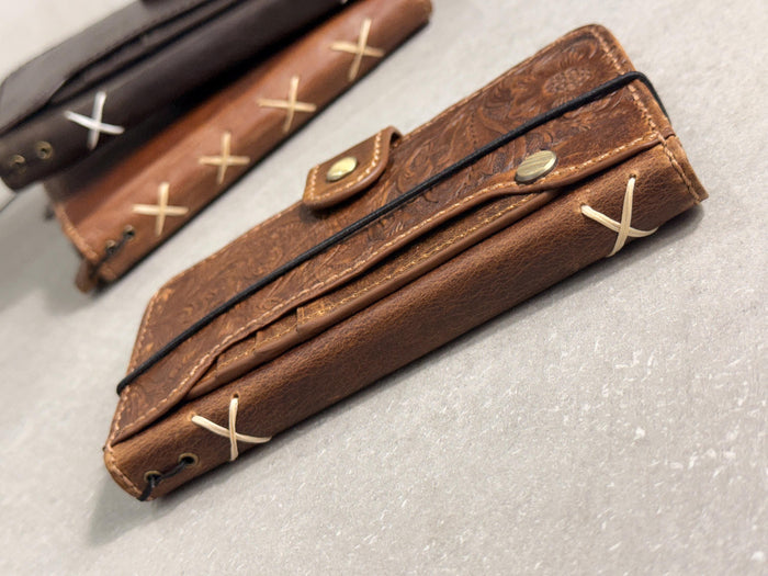 Handmade Leather Wallet Case for Galaxy Z Fold Ultra 8