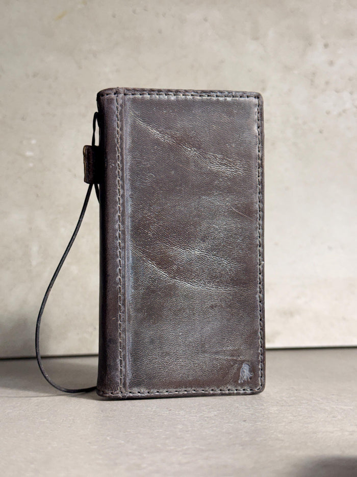 Handmade Leather Wallet Case for Galaxy Z Fold Ultra 8