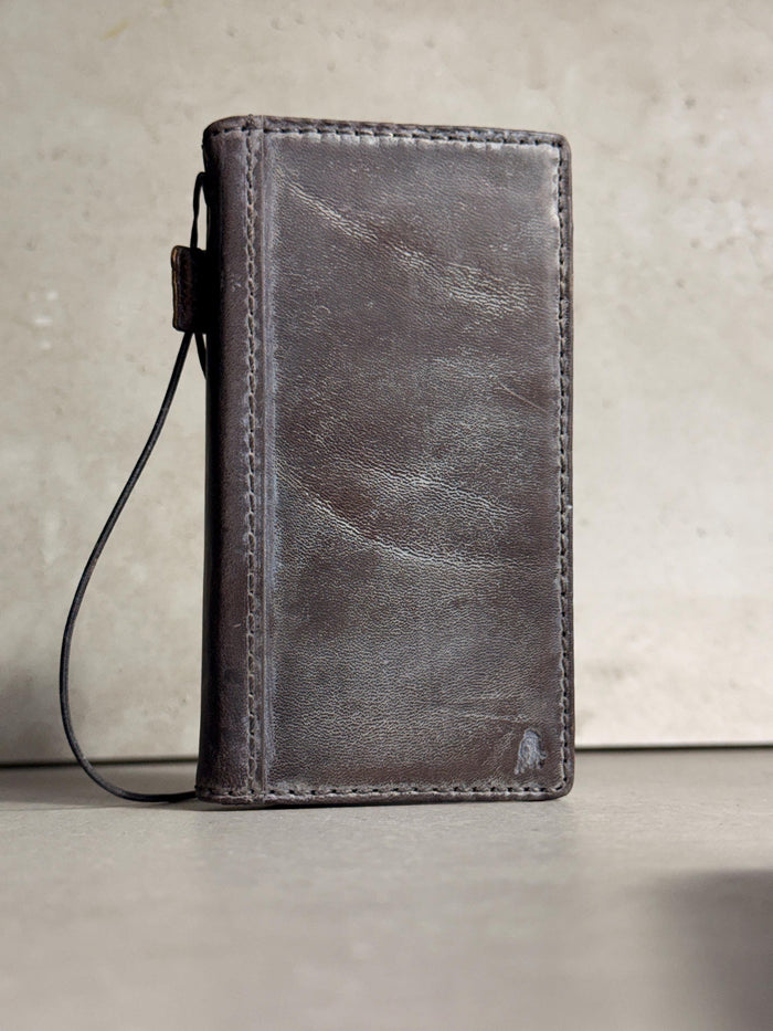 Handmade Leather Wallet Case for Galaxy Z Fold Ultra 8