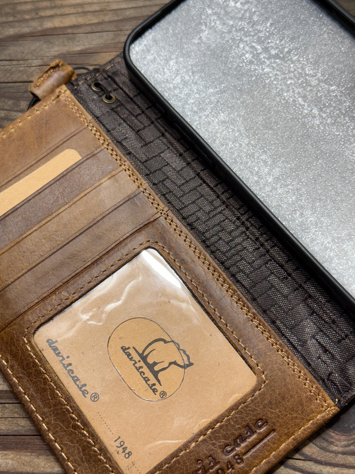 Handmade Leather Wallet Case for Galaxy Z Fold