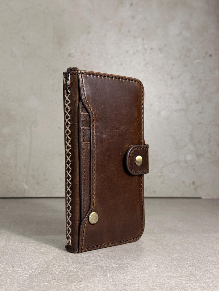 Handmade Leather Wallet Case for Galaxy Z Fold