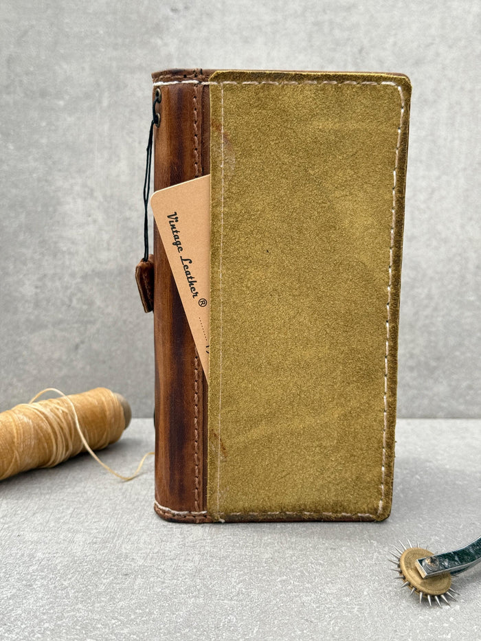 Handmade Leather Wallet Case for Galaxy Z Fold