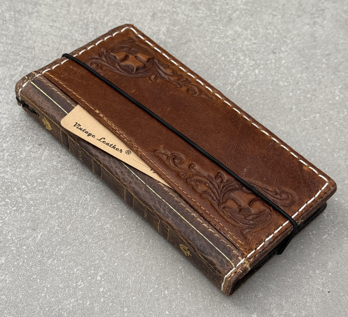 Handmade Leather Wallet Case for Google Pixel Fold: Book Style Cover