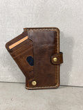 Handmade Leather Wallet Case for Google Pixel Fold:
