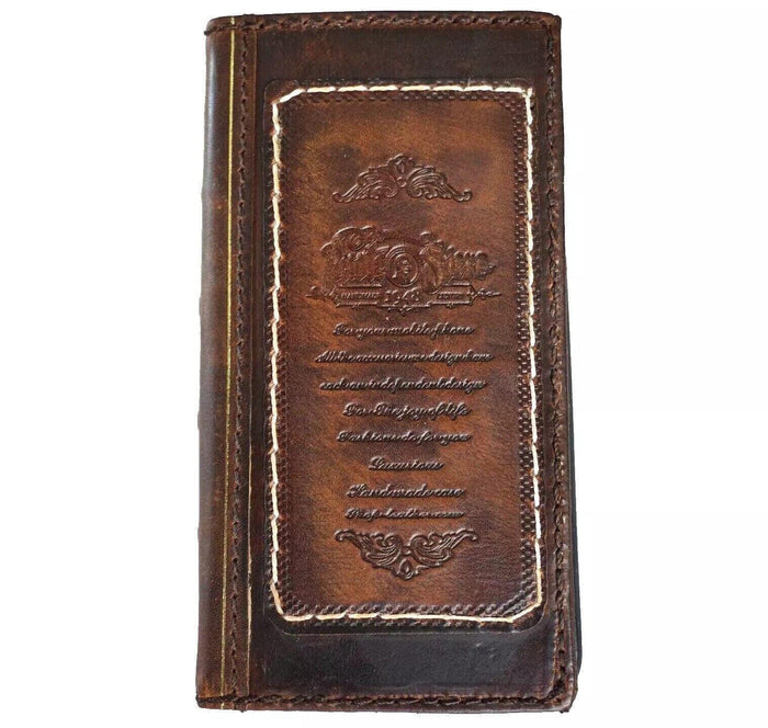 Handmade Leather Wallet Case for Google Pixel Fold