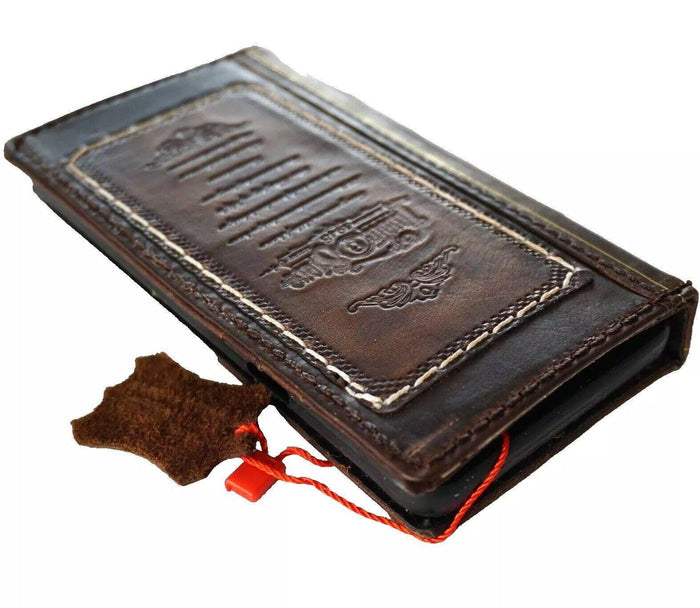 Handmade Leather Wallet Case for Google Pixel Fold