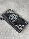 Handmade Leather Wallet Case for Google Pixel: Retro Card Holder with Zipper