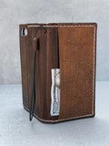 Handmade Leather Wallet Case for Google Pixel: Vintage Card Slots Cover