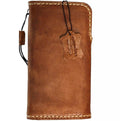 Handmade Leather Wallet Case for Google Pixel: Vintage Card Slots