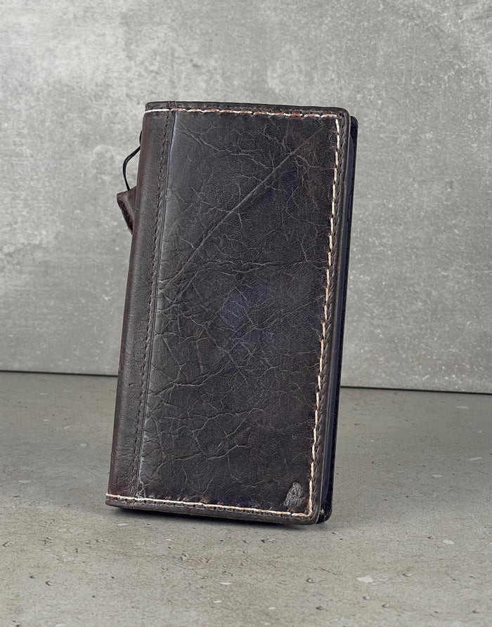 Handmade Leather Wallet Case for Google Pixel: Vintage Card Slots