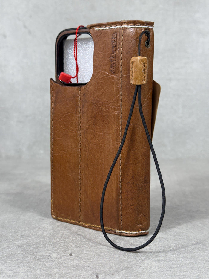 Handmade Leather Wallet Case for Google Pixel: Vintage Luxury Cover