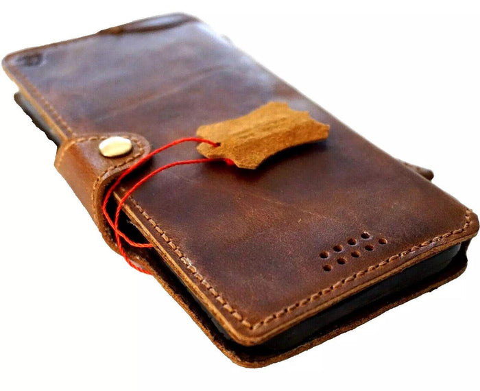 Handmade Leather Wallet Case for Google Pixel: Vintage Style