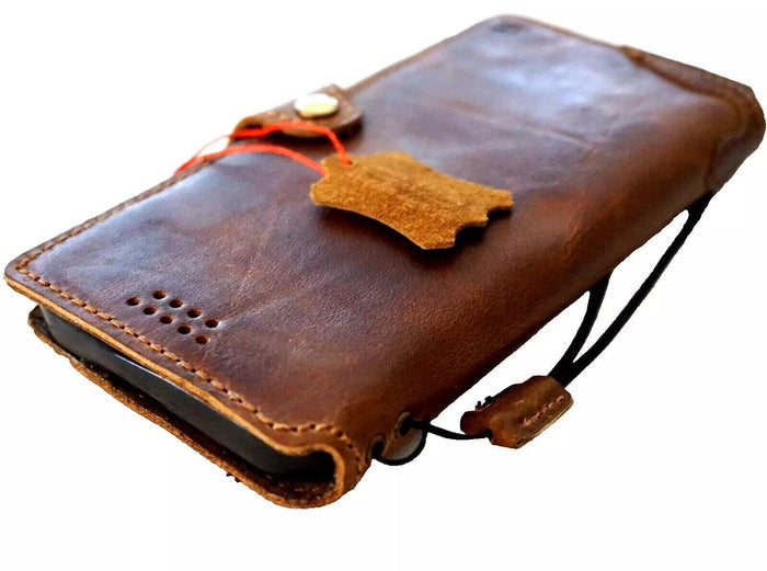 Handmade Leather Wallet Case for Google Pixel: Vintage Style