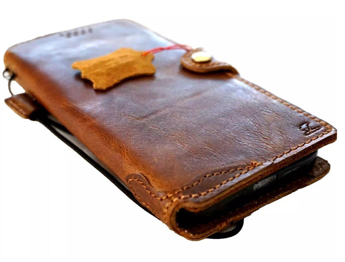 Handmade Leather Wallet Case for Google Pixel: Vintage Style