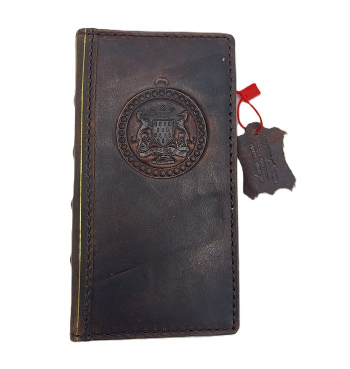 Handmade Leather Wallet Case for OnePlus - Wireless Charging