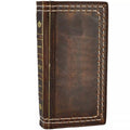 Handmade Leather Wallet Case for OnePlus: Luxury Book Design