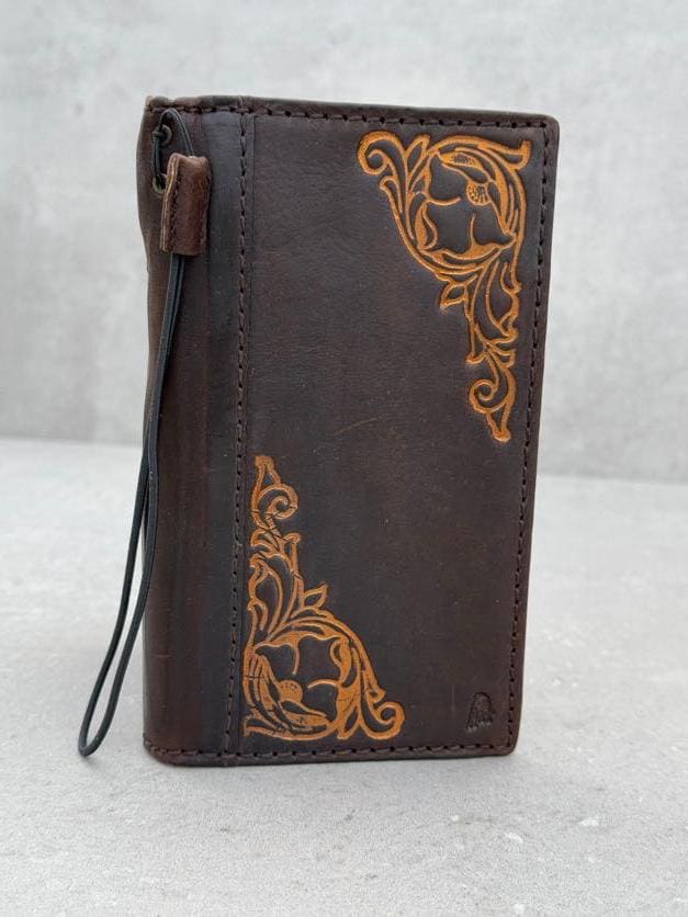 Handmade Leather Wallet Case for OnePlus Oppo Find N3