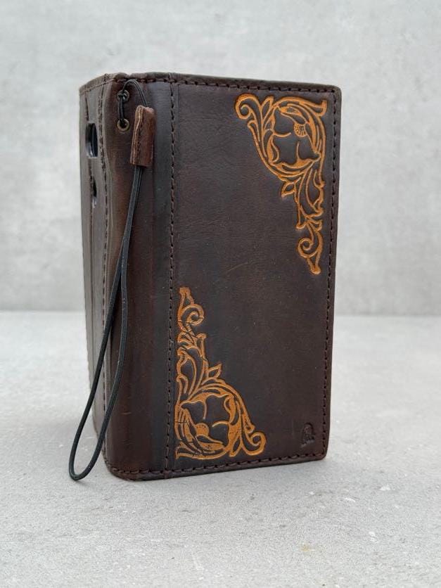 Handmade Leather Wallet Case for OnePlus Oppo Find N3