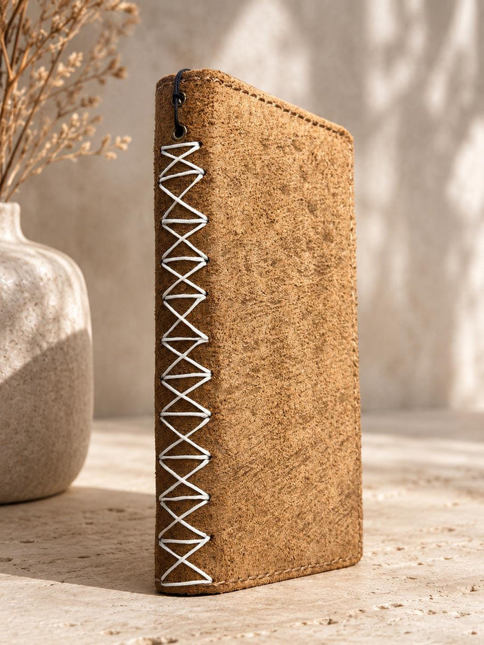 Handmade Leather Wallet Case for OnePlus: Wireless Charge, Card Slots