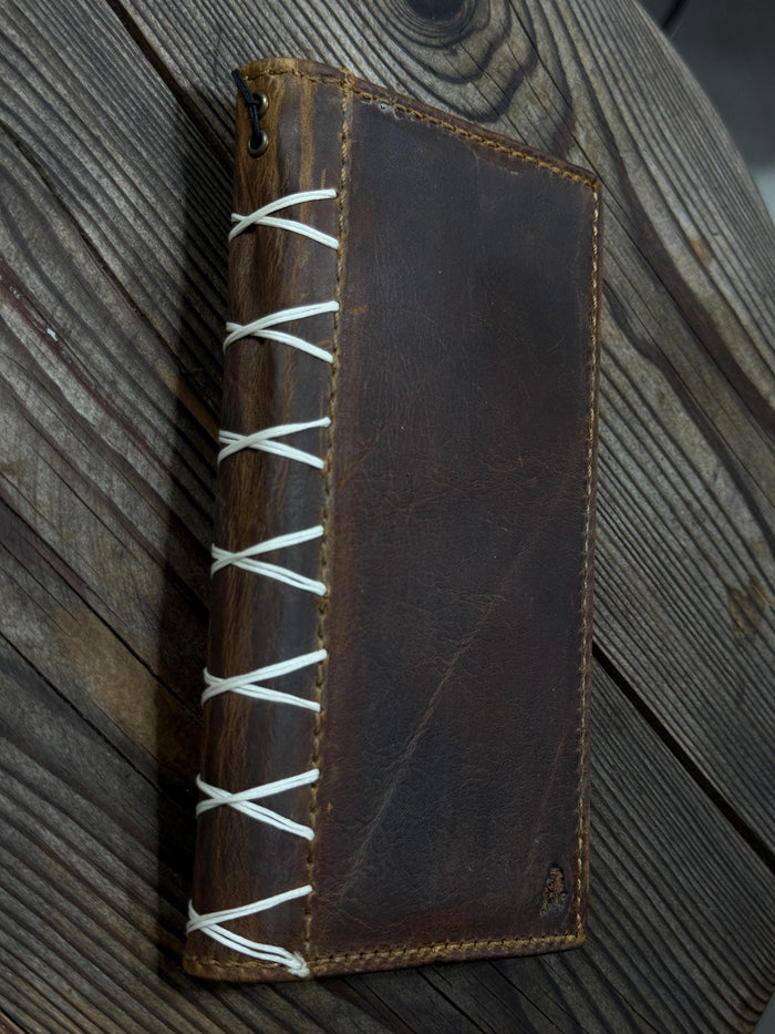 Handmade Leather Wallet Case for OnePlus: Wireless Charge, Card Slots