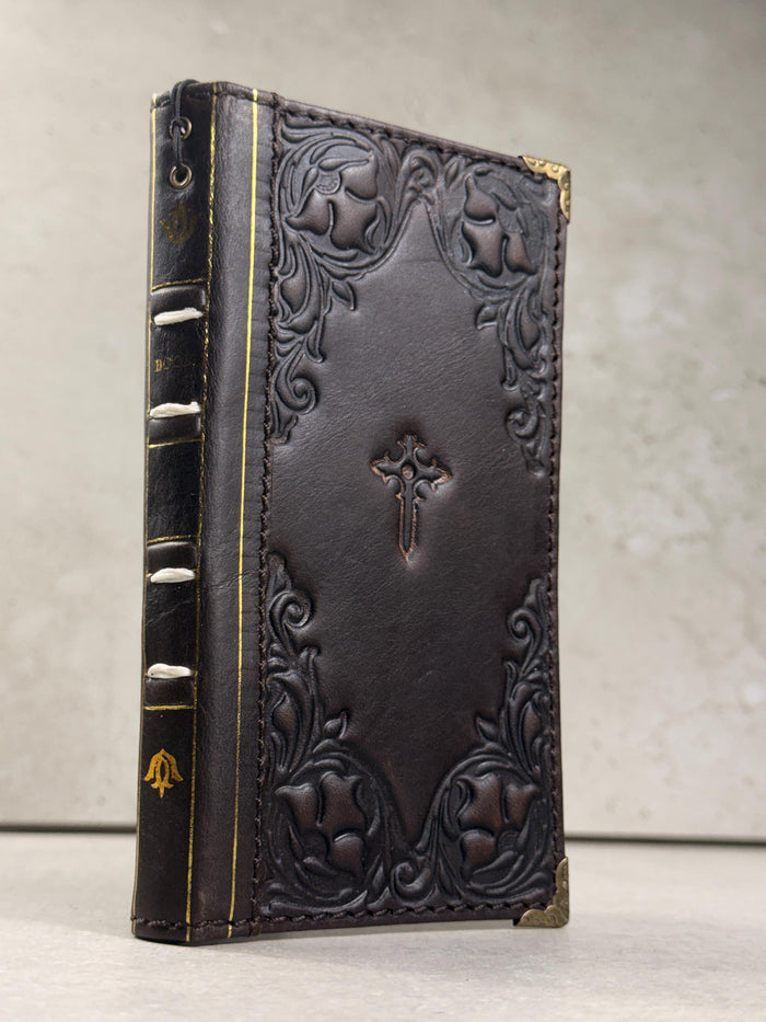 Handmade Leather Wallet Case for OnePlus: Wireless Charge, Card Slots