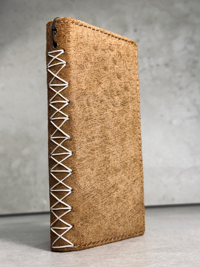 Handmade Leather Wallet Case for OnePlus: Wireless Charge, Card Slots