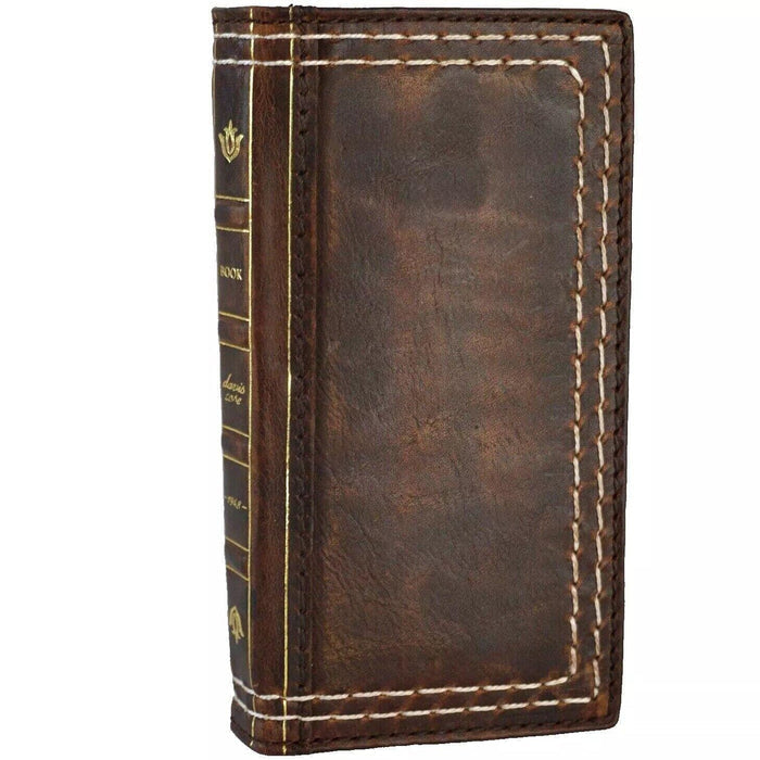 Handmade Leather Wallet Case for Oppo Find N3 - Book Style