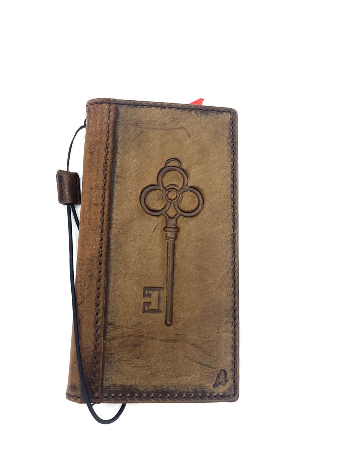Handmade Leather Wallet Case for Oppo Find N3: Key Design