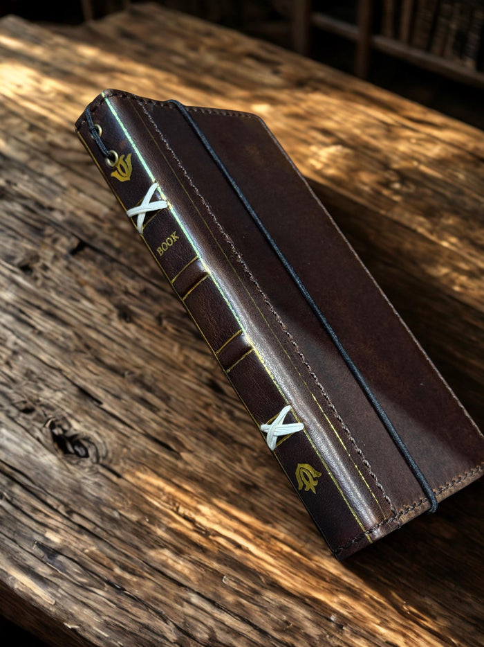Handmade Leather Wallet Case for Oppo Find N/Reno/9 5G - Luxury Oiled Finish