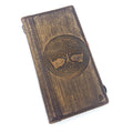Handmade Leather Wallet Case for Oppo: Tree of Life Design